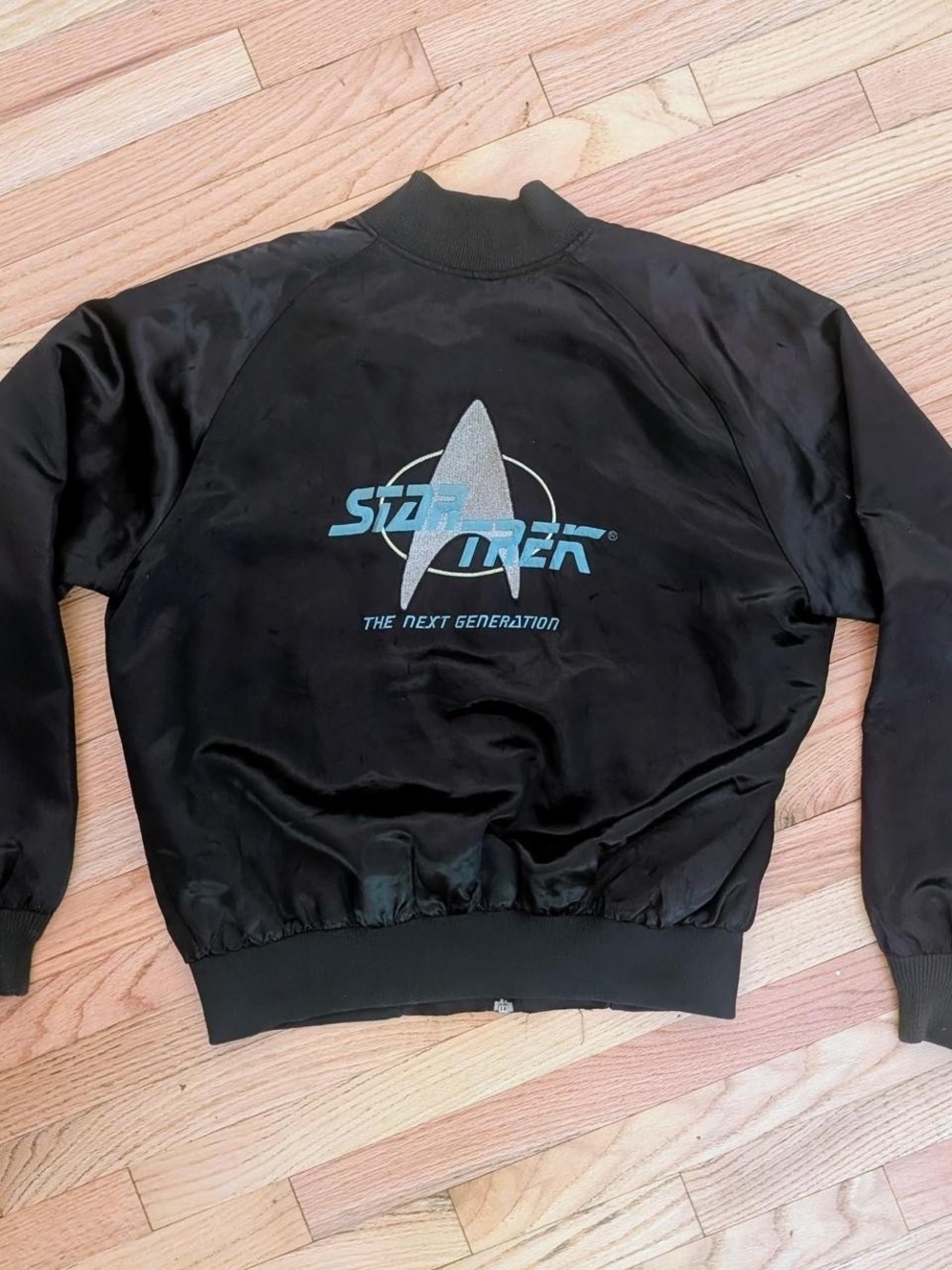 Vintage Star Trek: The Next Generation satin bomber jacket